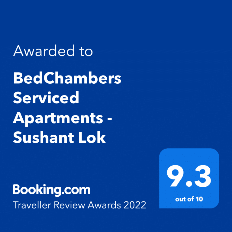 Bedchambers service apartment sushant lok booking.com rating