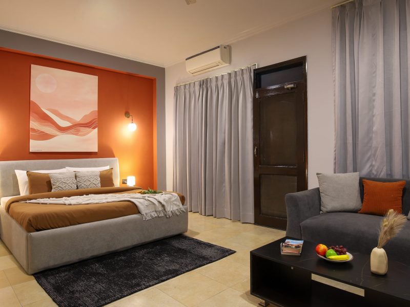 Bedroom - serviced apartments in Gurgaon