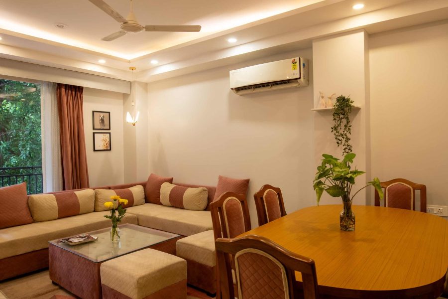 Living Room - Bedchambers Service Apartment Sector 38 Gurgaon