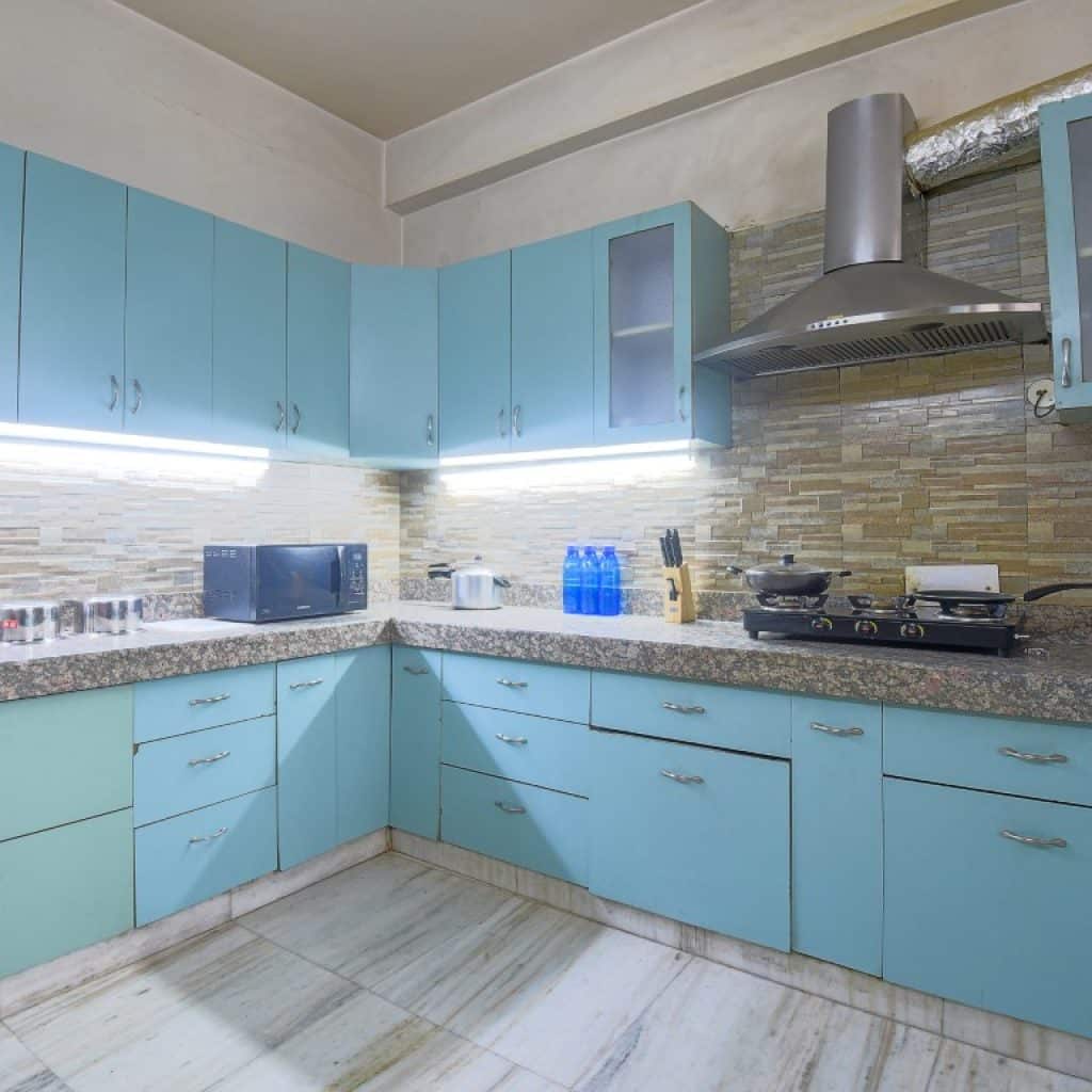 Kitchen Photo of Bedchambers Service Apartment in Gurgaon