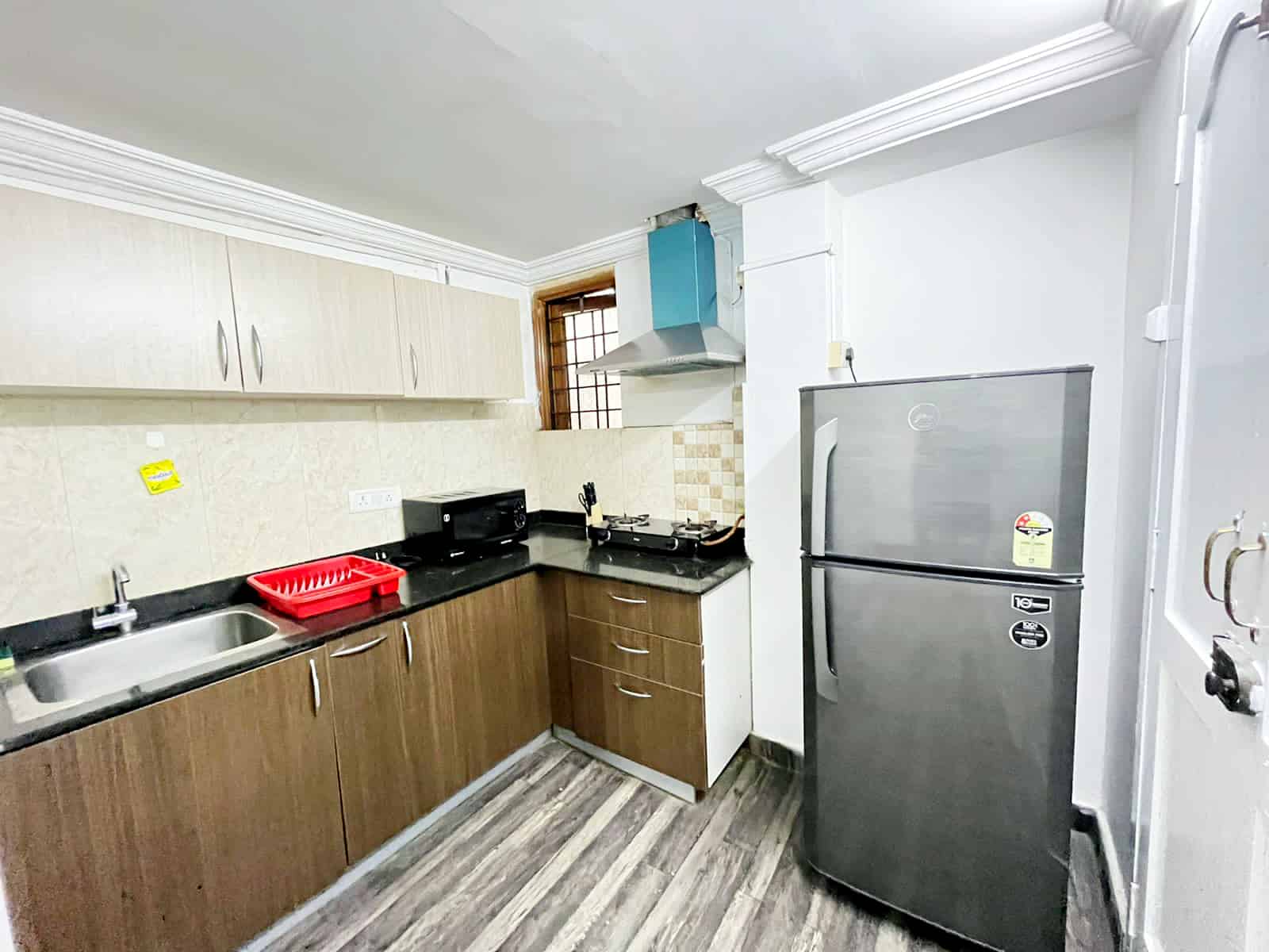 Kitchen, STUDIO APARTMENT without Balcony (Jubilee Hills Hyderabad)