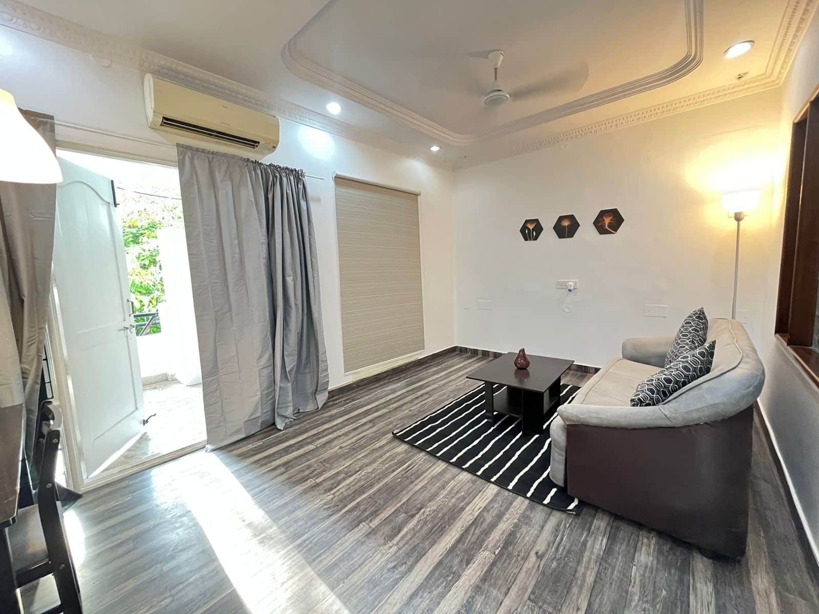 Living area 2, Living Area, Sofa Section, 1 BHK Service apartment with Bathtub & Balcony